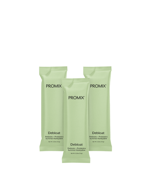 Promix Nutrition Debloat Powder for Gut Health, Reduces Bloating,30 Single Sticks