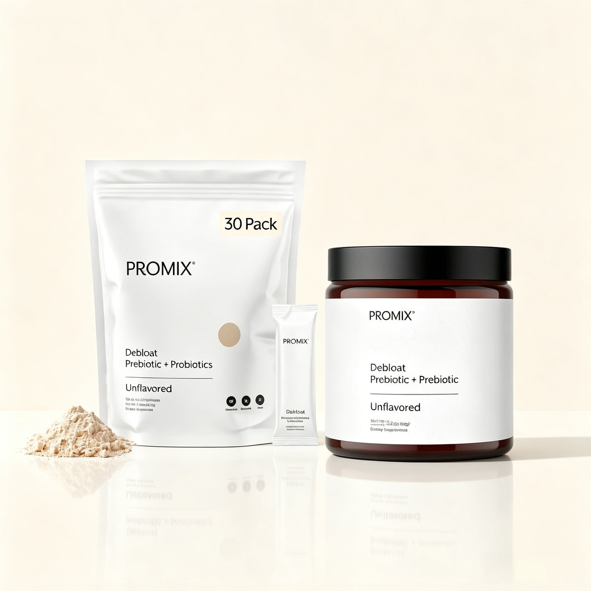 Promix Nutrition Debloat Powder Bundle for Gut Health, Bloating Relief & Digestive Support