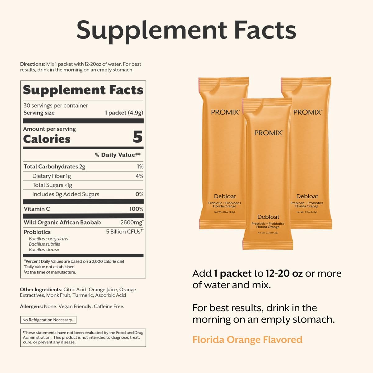 Promix Nutrition Debloat Powder Bundle for Gut Health, Bloating Relief & Digestive Support